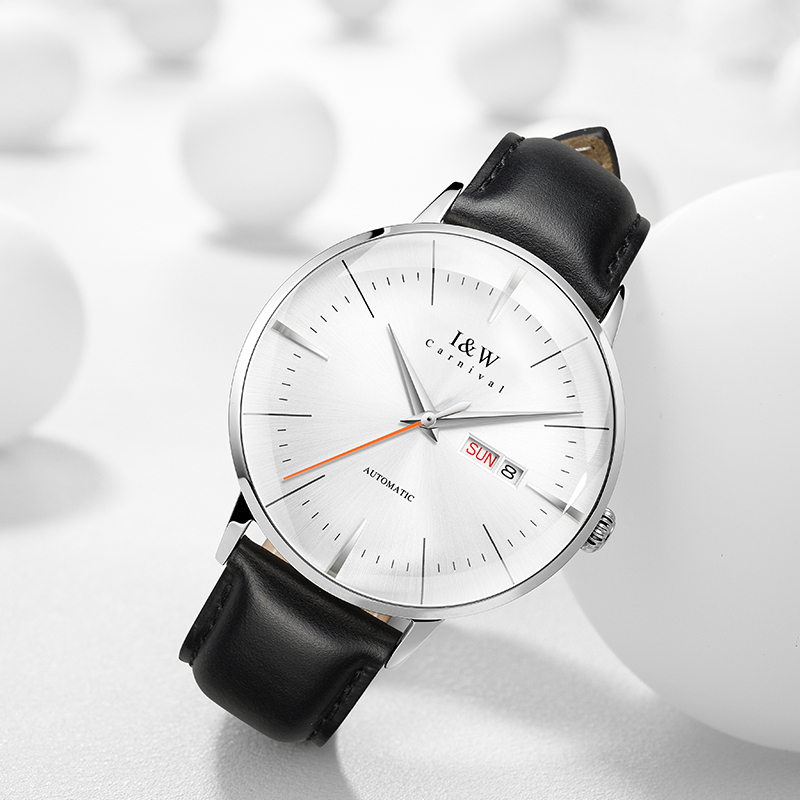 Seiko Watch Presage - オリジナルスイス製 I&W 2026 新型超薄型自動巻き腕時計 メンズ サファイア機械式腕時計