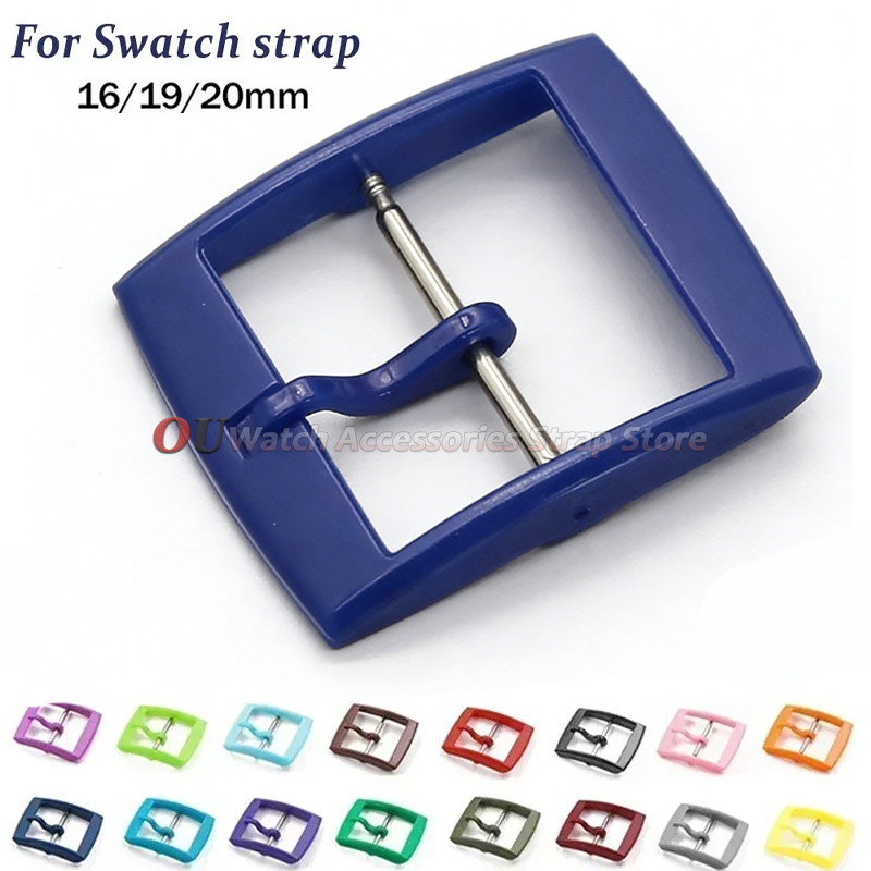 Silicone Band Women - 1 個プラスチック時計クラスプ 16 19 20 ミリメートル見本用シリコンストラップカラフルな時計バンドピンバックル女性ウェン時計ボタンアクセサリー