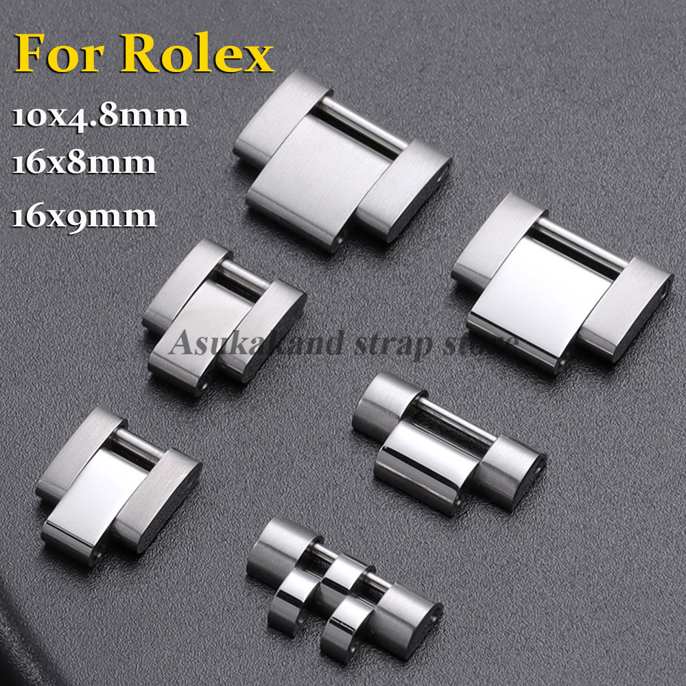 Rolex Watch Submariner - 16x8mm/16x9mm/10x4.8mmメタルエクステンションリンク、ロレックス プレジデント オイスター ジュビリーウォッチストラップ用、GMT サブマリーナ デイトナ