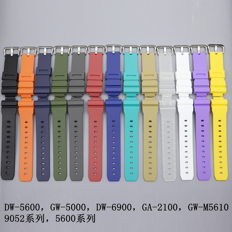 Casio Watch G-Shock Dw-5600 - カカシオレジンウォッチストラップ,交換用バンドベルト,g-shock,DW-6900, 5610,LS-5600, GW-M5610, G-5600, GW-B5600, GLX-5600