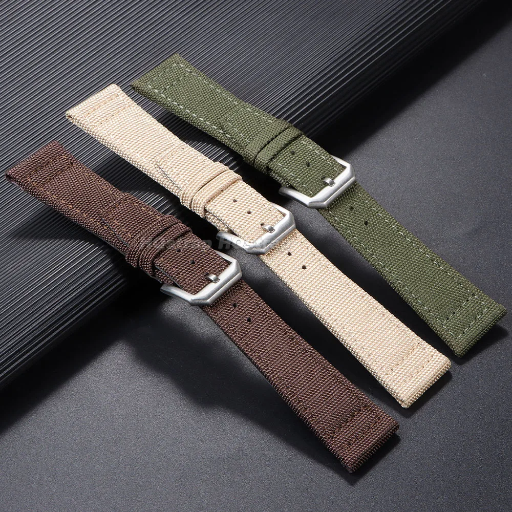 ナイロンキャンバス時計ストラップ IWC パイロット時計バン - Nato Strap Nylon のレビューと価格