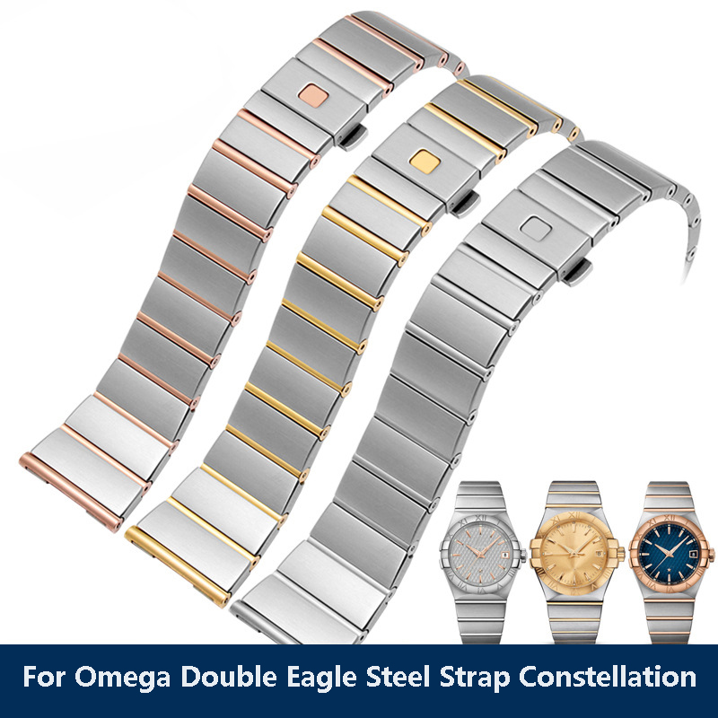 オメガダブルイーグルスチールストラップコンステレーションシリ - Omega Watch Constellation のレビューと価格