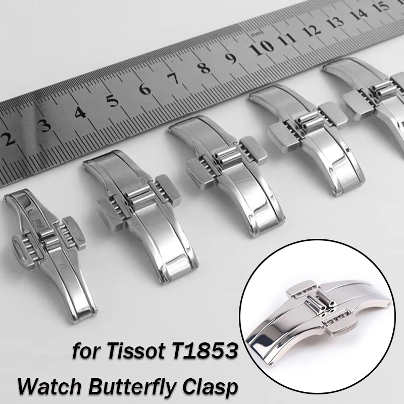 ティソ T1853 時計バンドバックルバタフライクラスプ展開 - Butterfly Clasp Deployant のレビューと価格