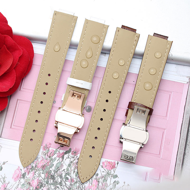 革時計バンドバロンブルーデカルティエ時計ストラップ女性男性凸 - Cartier Watch Ballon Bleu のレビューと価格