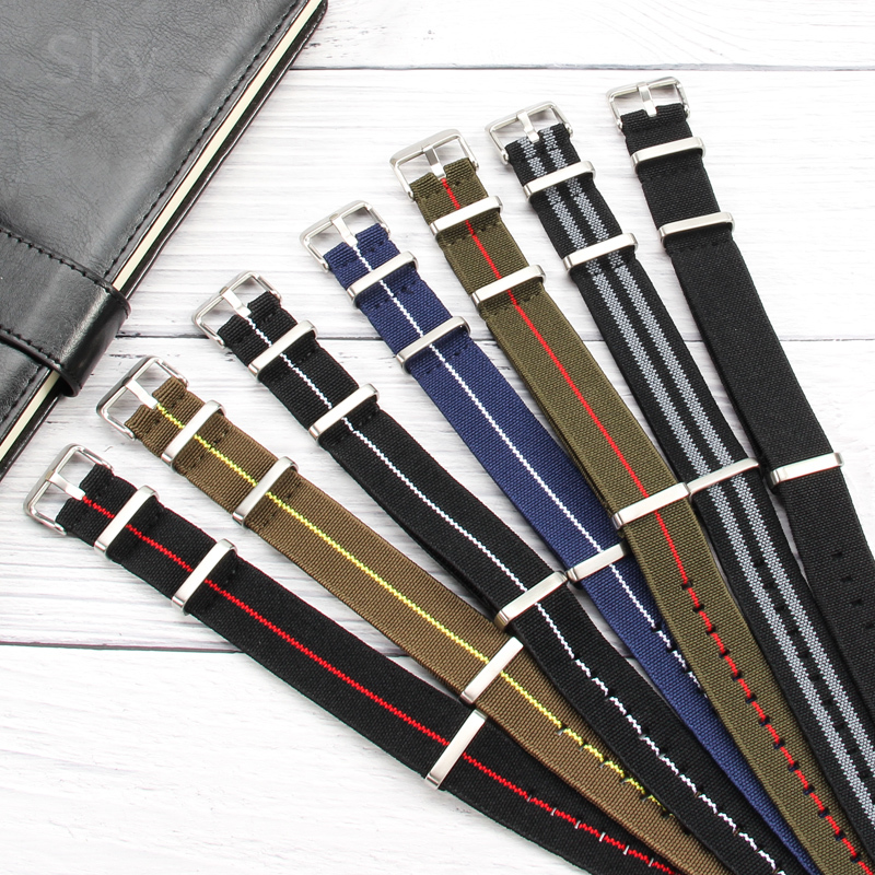 60 年代フランス軍時計ストラップナイロン時計バンドロレック - Nato Strap Nylon のレビューと価格