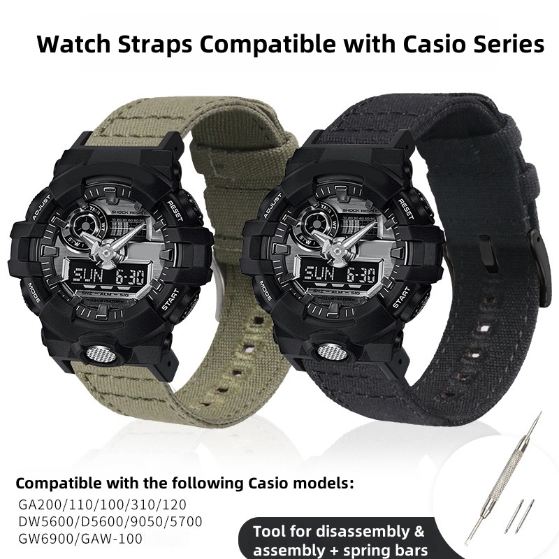 ナイロンストラップカシオ 16 ミリメートル時計 G-SHO - Casio Watch G-Shock Dw-5600 のレビューと価格