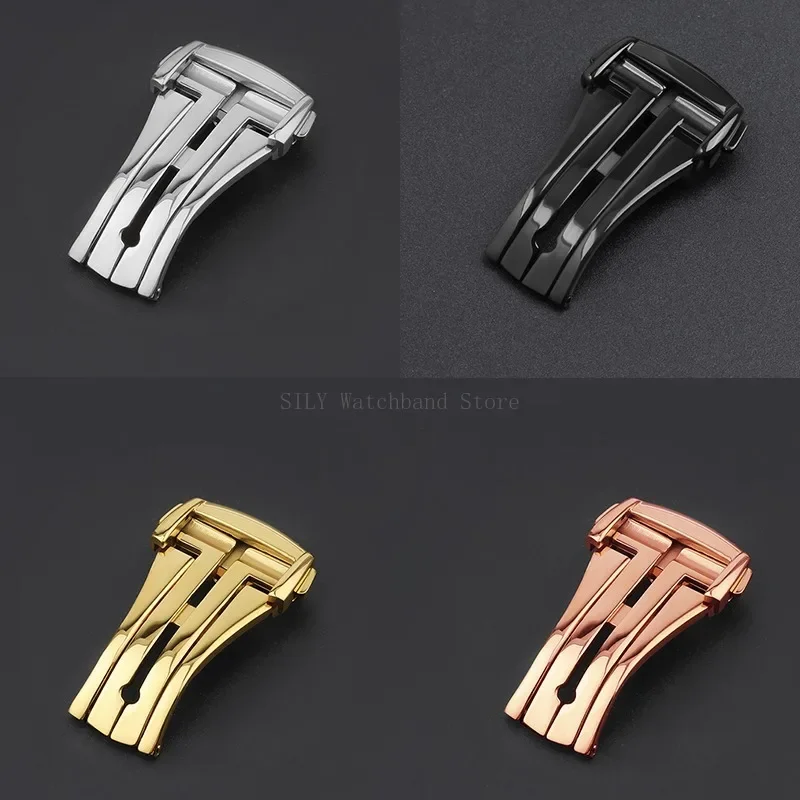 ステンレス鋼の展開クラスプ,折りたたみ式時計,バックル,バタ - Butterfly Clasp Deployant のレビューと価格
