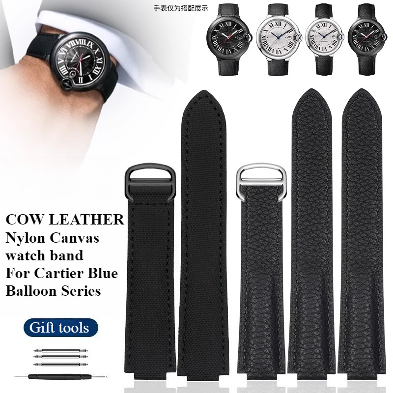 ナイロンキャンバス時計バンド BALLON BLEU DE  - Cartier Watch Ballon Bleu のレビューと価格