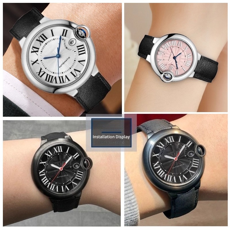 ナイロンキャンバス時計バンド BALLON BLEU DE  - Cartier Watch Ballon Bleu のレビューと価格