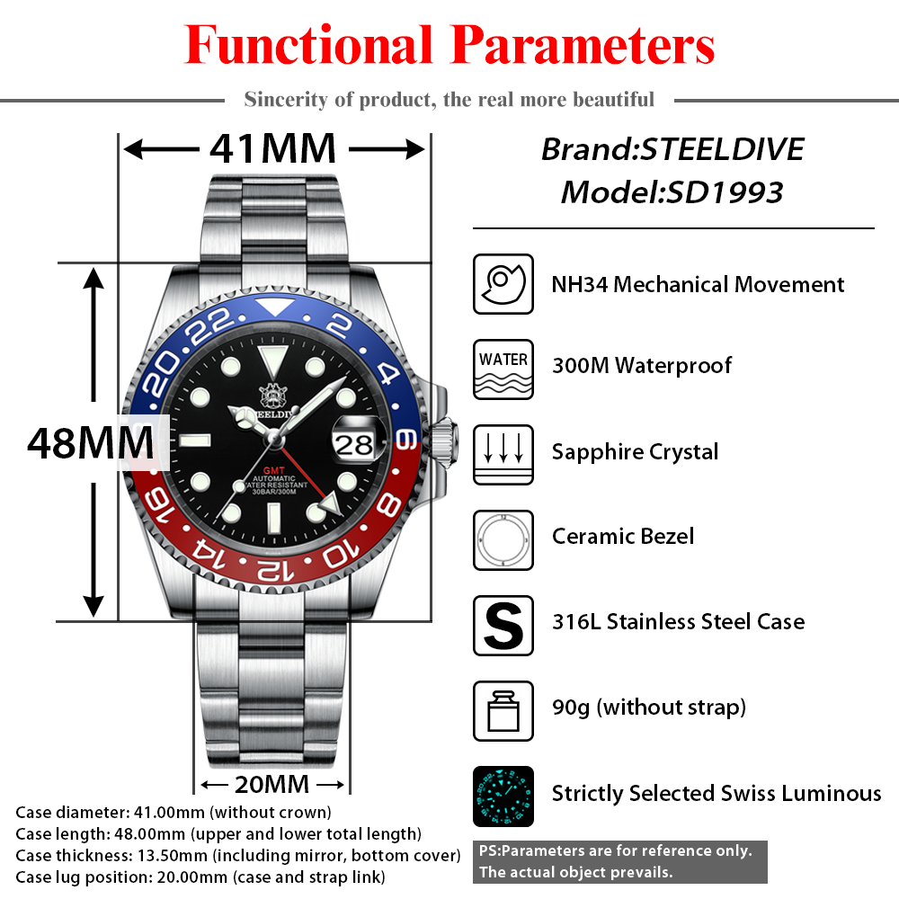 STEELDIVE SD1993 V2 双方向セラミックベゼ - Seiko Watch 5 Sports のレビューと価格