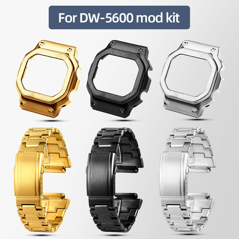 金属製時計ケースストラップ改造キット カシオ 3299 DW - Casio Watch G-Shock Dw-5600 のレビューと価格