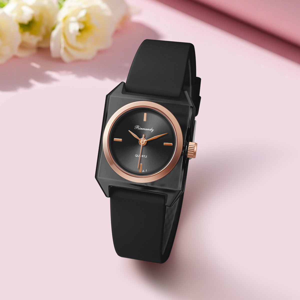 シンプルなレディースウォッチ シリコンストラップウォッチ 女 - Silicone Band Women のレビューと価格