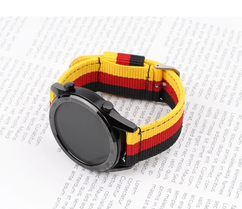 20 ミリメートル 22 ミリメートル織ナイロンストラップサ - Nato Strap Nylon のレビューと価格