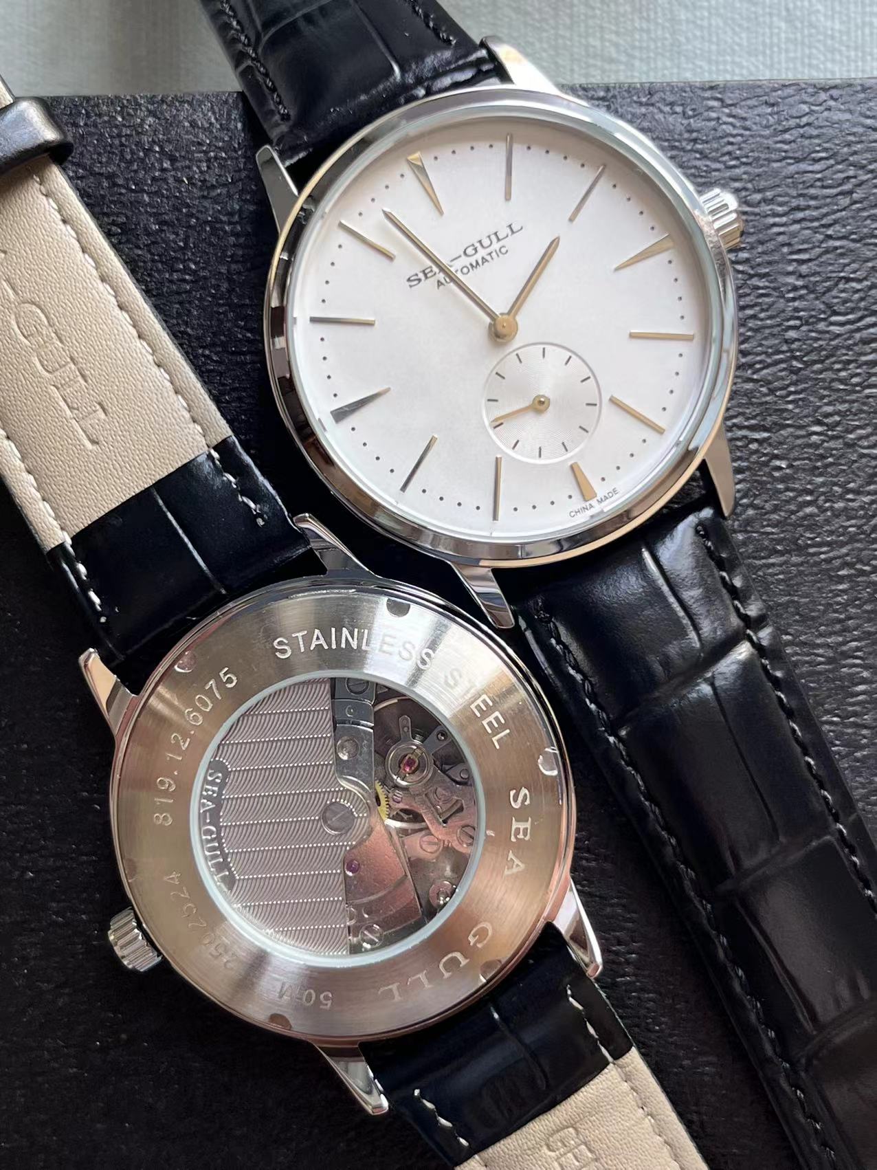 40 ミリメートル男性機械式腕時計カモメ ST3600 ムー - Seiko Watch Presage のレビューと価格