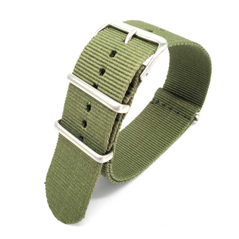 キャンバスバンドナイロン時計ストラップ時計バンドベルト金属バ - Nato Strap Nylon のレビューと価格