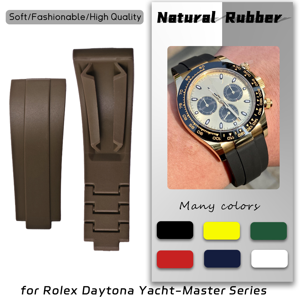 20 ミリメートル 21 ミリメートル品質天然ゴム時計ストラ - Rolex Watch Submariner のレビューと価格