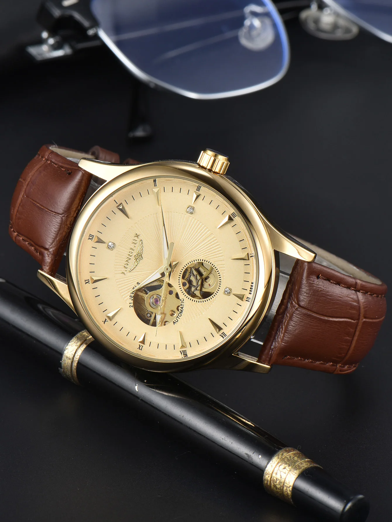 ロンラックス自動巻き腕時計 エレガントスタイル 卸売 機械式 - Seiko Watch Presage のレビューと価格